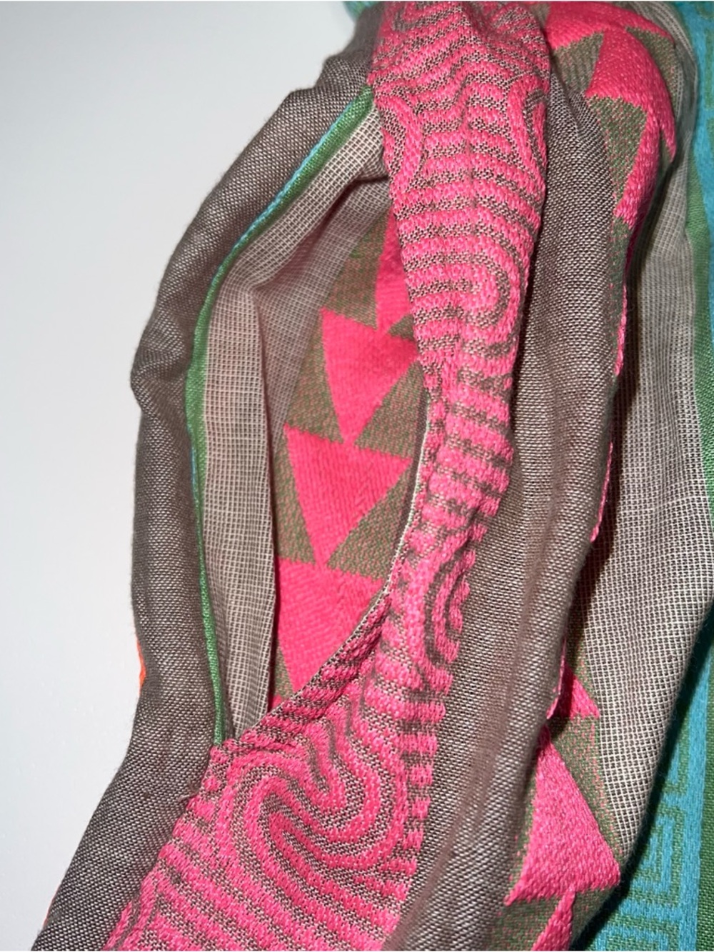Elan Aztec Strapless Jumpsuit In Neon Multicolors NWT Sz L - Picture 8 of 13